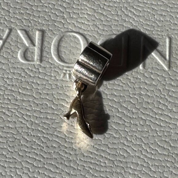 Pandora Stiletto Shoe Two Tone Charm - Picture 7 of 7